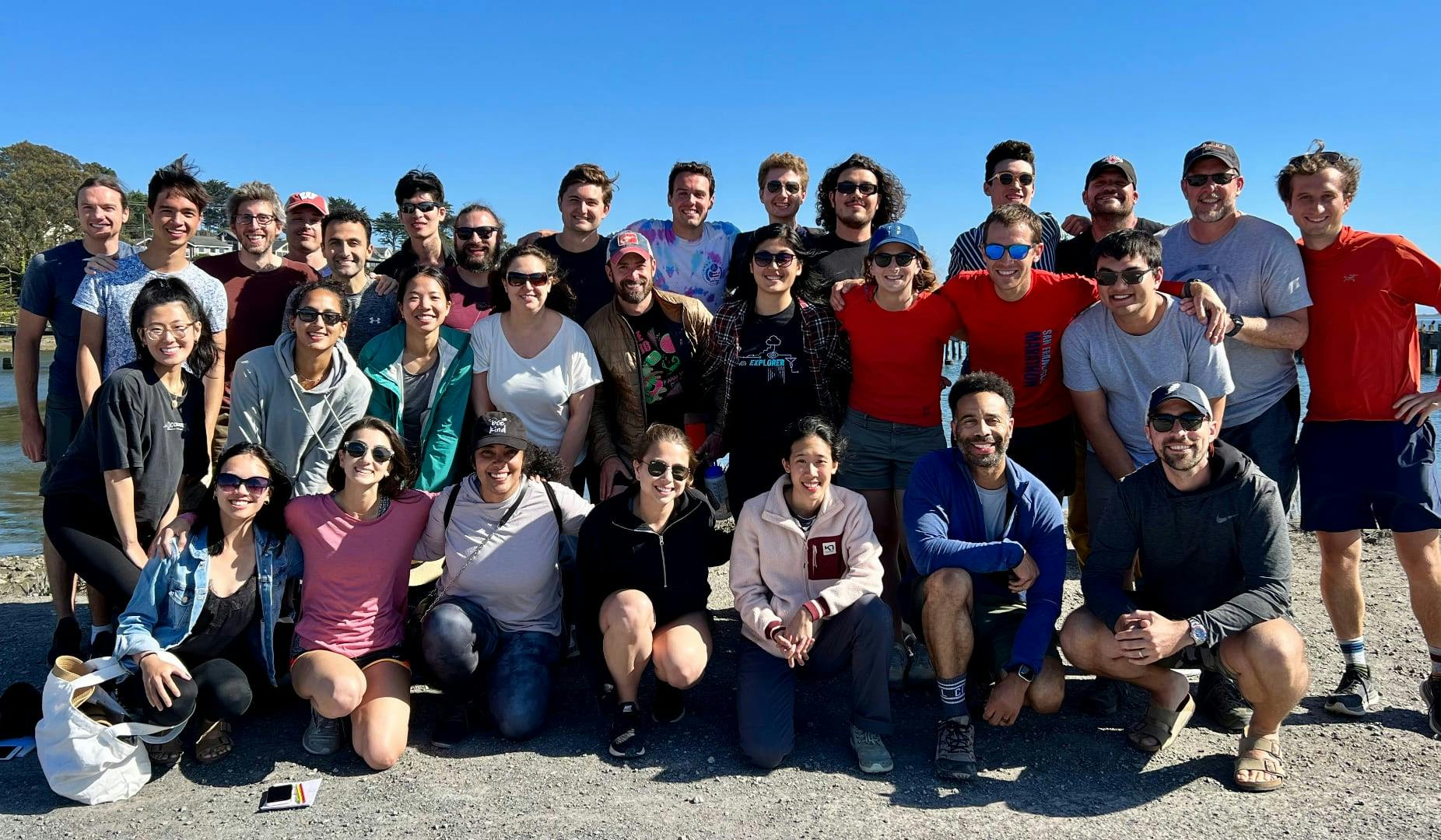 Team photo at our fall 2021 offsite